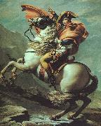 Jacques-Louis David Napoleon Crossing the Saint Bernard France oil painting artist